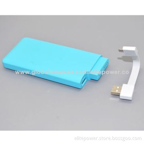 Portable Power Station for iPhone, 5,000mAh with Built-in Cable
